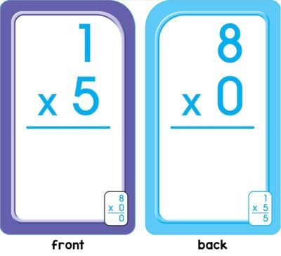 61EApmU7G6L._SL1500_.jpg School Zone Multiplication 0-12 Flash Cards: 56 Math Cards, 3rd Grade, 4th Grade, Elementary Math, Multiplication Facts, Common Core, Ages 8+, Packaging May Vary