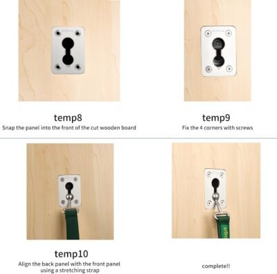 Spring Socket Wall Plate - Ultimate DIY Yoga Rehab Accessory for Home Panels