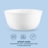 61N0CjZ96vL._AC_SL1500_.jpg Corelle Vitrelle 28-oz Soup/Cereal Bowls Set of 6 Chip & Crack Resistant Dinnerware Bowls for Soup, Ramen, Cereal and More, Triple Layer Glass, Winter Frost White