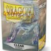 Dragon Shield | Standard Size Card Classic Sleeves | 100 CT - Smooth & Tough Premium TCG Sleeves - Compatible with Pokemon, Flesh & Blood, One Piece & Magic The Gathering | Clear