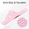 shevalues Shower Shoes for Women Men with Arch Support Quick Drying Pool Slides Lightweight Beach Sandals with Drain Holes