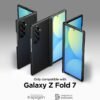 Spigen for Galaxy Z Fold 7 Case, Airfit Pro Magfit [Hinge Protection] [Qi2.1 Certified/Magnet for Galaxy] - Black
