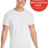 Hanes Packs, Stay-Tucked Soft Cotton, Best Undershirts for Men, White/Black/Asstd Multipacks