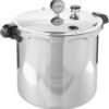 Presto 01784 23-Quart Induction Compatible Pressure Canner, Silver, Aluminum