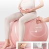61c67BmGx3L._AC_SL1500_.jpg YOTTOY Anti-Burst Exercise Ball for Working Out, Yoga & Pregnancy, Extra Thick Workout Ball for Physical Therapy & Fitness