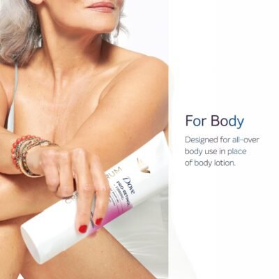 Dove Body Cream Serum Pro-Retinol + Firming for Elasticity and Firmness,with Collagen Peptides, Niacinamide and Antioxidants Lotion, 8 oz
