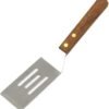 Chef Craft Select Stainless Steel Slotted Wooden Handle Cookie Spatula, 8 inches in length, Natural