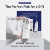 SUNGBOON EDITOR Deep Collagen Boost Set | Collagen Face Mask & Serum for Face, Real collagen 2,160,000ppb, Volufiline, Glass Skin, Skin Elasticity, Volumizing, Korean Skin Care, 37gx4ea & 1.01fl.oz