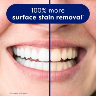 Crest 3D White Brilliance Luminous Purple Teeth Whitening Toothpaste, 4.6 oz Pack of 3, Anticavity Fluoride Toothpaste, Fights 100% More Surface Stains, 24 Hour Active Stain Prevention