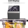 Anchorchef Sous Vide 1400W Precision Cooker, Professional Sous Vide Cooker with Stainless Immersion Circulators, with large Touchscreen Accurate Temperature Timer, Fast-Heating, Powerful Pump Design