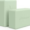 Trideer Yoga Blocks 2 Pack, Soft Non-Slip Surface Premium Foam Blocks, Supportive, Lightweight, Odor Resistant, Yoga Accessories for Pilates Meditation General Fitness Stretching Toning