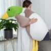 Mallard Duck Plush,Mallard Duck Stuffed Animals, Soft Furry Duck Stuffed Animal Pillow,Huge Duck Plush Hugging Pillow Gifts for Every Age (62.9in)