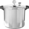 Presto 01784 23-Quart Induction Compatible Pressure Canner, Silver, Aluminum