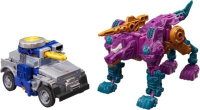 Transformers Age of The Primes Wreck ‘n Doom Collection Fisitron and Carnivac 5.5-inch Converting Action Figure 2-Pack, Robot Toys, Ages 8+ (Amazon Exclusive)