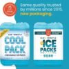 7110lWM3N0L._AC_SL1500_.jpg Healthy Packers Ice Packs for Lunch Boxes & Coolers - Freezer Packs - Original Cool Pack | Cooler Accessories for Beach, Camping & Fishing | Slim & Long-Lasting Reusable Ice Pack for Cooler