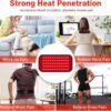 Red Light Therapy Belt, Infrared Light Therapy for Body, Wearable Wrap with Timer for Back Shoulder Waist Muscle Pain Relief, Improve Joint Inflammation, Red Light Therapy for Body