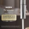 Moen Matte Black Align Pivoting Double Post Modern Toilet Paper Holder, YB0408BL