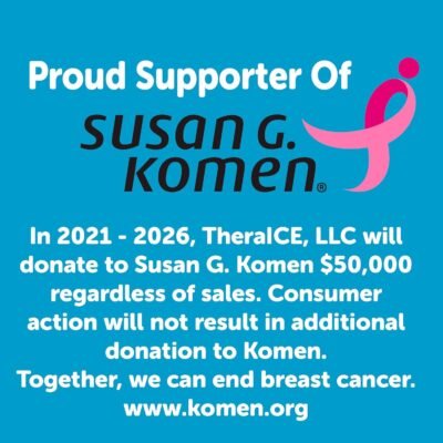 TheraICE Headache Relief Cap, Migraine Ice Pack Mask Products, Women Cooling Gel Hat, Face Cold Compress Head Wrap for Her Stress. Great Birthday Gift for Mom, Sister, Grandma, Girlfriend, & Teacher