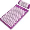 715tiJBhF4L._AC_SL1500_.jpg ProsourceFit Acupressure Mat and Pillow Set for Back/Neck Pain Relief and Muscle Relaxation, Grey