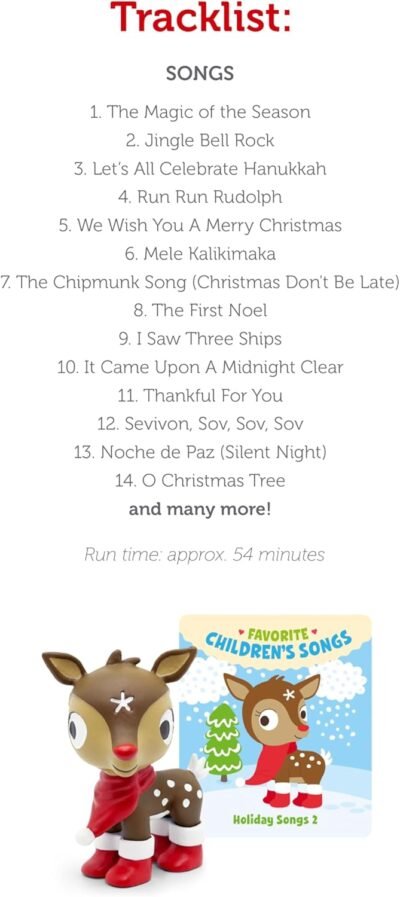 716-Mi0Nd7L._AC_SL1500_.jpg Tonies Favorite Children's Songs: Holiday Songs Volume 2 Audio Toy Figurine