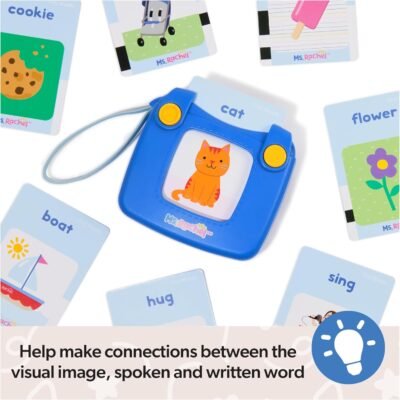 716TpWutDcL._AC_SL1500_.jpg Ms. Rachel Official First Words Talking Flash Cards with Electronic Reader, 100 Words, Educational Toys & Toddler Toys for Girls & Boys Ages 1-2+