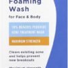 PanOxyl 10% Acne Foaming Wash 5.5 Ounce (Pack of 1)