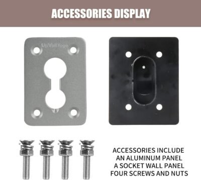 Spring Socket Wall Plate - Ultimate DIY Yoga Rehab Accessory for Home Panels