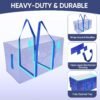 TICONN 6 Pack Extra Large Moving Bags with Zippers & Carrying Handles, Heavy-Duty Storage Tote Moving Boxes for Space Saving