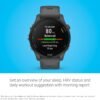 Garmin Forerunner® 255, GPS Running Smartwatch, Advanced Insights, Long-Lasting Battery, Slate Gray