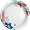 Dixie Large Paper Plates, 10 Inch, 204 Count, 2X Stronger*, Microwave-Safe, Soak-Proof, Cut Resistant, Disposable Plates For Everyday Breakfast, Lunch, & Dinner Meals