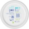 Dixie Medium Paper Plates, 8.5 Inch, 90 Count, 2X Stronger*, Microwave-Safe, Soak-Proof, Cut Resistant, Disposable Plates For Everyday Breakfast, Lunch, & Dinner Meals