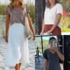 ATHMILE T Shirts Short Sleeve V Neck Tees for Women Fashion Tops Trendy Lightweight Casual Summer Outfits Clothes 2025 Beach