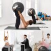 Trideer Extra Thick Yoga Ball Exercise Ball, 5 Sizes Gym Ball, Heavy Duty Ball Chair for Balance, Stability, Pregnancy, Quick Pump Included