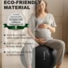 Trideer Extra Thick Yoga Ball Exercise Ball, 5 Sizes Gym Ball, Heavy Duty Ball Chair for Balance, Stability, Pregnancy, Quick Pump Included