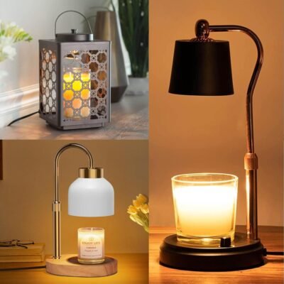 GU10 Halogen Bulbs 50W 120V MR16 for Scent Wax Burner, Dimmable Warm White, Pack of 4