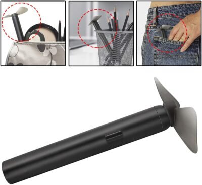 71IV4PdgQXL._AC_SL1200_.jpg GS GLOWSEEN Pocket Fan, Mini Portable Handheld Battery Powered Cooling Fan For Women Men Reading Home Office Travel Camping