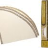 Reusable Coffee Filters - Made to Fit Hario v60 03 Large (2 Filters) - Organic Natural Cotton Coffee Filters Made in the USA - Ultra-Durable Set - Eco-Friendly Compostable Cloth