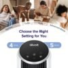 LEVOIT Tower Fan for Bedroom, Standing Fan with 28dB Quiet for Sleep, Remoter, 12H Timer, 25ft/s Velocity, 5 Speeds, 4 Modes, 90° Oscillation for Home, Office, Indoor, Bladeless 36 inch, White