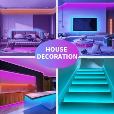 71OXXuPmlNL._AC_SL1500_.jpg KSIPZE 100ft Led Strip Lights RGB Music Sync Color Changing Bluetooth Led Lights with Smart App Control Remote Led Lights for Bedroom Room Lighting Flexible Home Décor