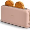 71RhijtzBxL._AC_SL1500_.jpg bella 2 Slice Slim Toaster, Fits-anywhere™ Kitchenware, 6 Setting Shade Control with Reheat & Cancel Buttons, Fits sourdough, 10” Long Slot, Anti Jam & Auto Shutoff, 900 Watt, Blossom