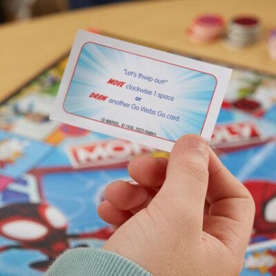 71SRaomHTNL._AC_SL1500_.jpg Monopoly Junior: Marvel Spidey and His Amazing Friends Edition Board Game for Kids Ages 5+, with Artwork from The Animated Series, Kids Board Games (Amazon Exclusive)