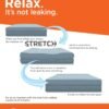 Intex 64417ED 22in Queen Dura-Beam Comfort Plush High-Rise Inflatable Air Mattress with Built in Pump for Travel and Camping, 600lb Weight Capacity