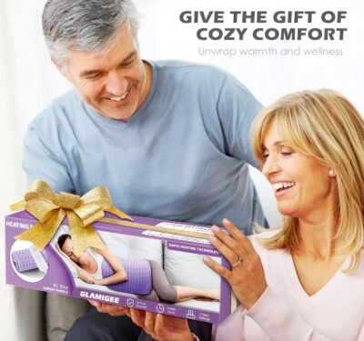 71VhNkQZDDL._AC_SL1500_.jpg Heating Pad for Back Pain Cramps Relief - Electric Heating Pad for Neck/Shoulder/Muscle Pain - 6 Heat Settings, Auto Off, Moist Heat Options, Machine Washable, Mothers Day Gifts for Mom, Women - XL