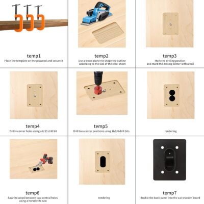 Spring Socket Wall Plate - Ultimate DIY Yoga Rehab Accessory for Home Panels