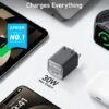 Anker Nano Charger, USB C GaN Charger 30W, PIQ 3.0 Foldable PPS Fast Charger for iPhone 16/15 and More Series, Galaxy, iPad, Compatible with MagSafe