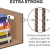 Bankers Box Classic Moving Box 12 Pack Kit, Reinforced Handles, Tape-Free Assembly, Box with Lid, 8 Small and 4 Medium Boxes (7716401)