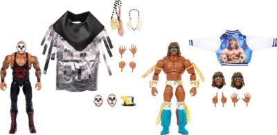 71aRrwM-zAL._AC_SL1500_.jpg Mattel WWE Ultimate Edition Action Figure 2-Pack, Greatest Grudges '92 Collectible Set with Ultimate Warrior & Papa Shango 6-inch Superstars & Accessories