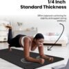 Extra Wide Yoga Mat for Men Women (72"L x 36"W) Non Slip Fitness & Exercise Mat with Alignment Marks for Yoga, Pilates, Floor Workouts