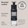 OXO Brew Rapid Brewer - Portable Coffee Maker, Fast Manual Hot & Cold Brew, Small Handheld Brewer, Compact Travel Coffee Maker