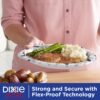 Dixie Ultra, Large Paper Plates, 10 Inch, 172 Count, 3X Stronger*, Heavy Duty, Microwave-Safe, Soak-Proof, Cut Resistant, Disposable Plates For Heavy, Messy Meals